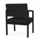 Lesro Lenox Steel Guest Chair, Black Seat, Black Back, 24.5 W 24.5 L 32 H, Linette Vinyl Seat LS1201 - alternate 2